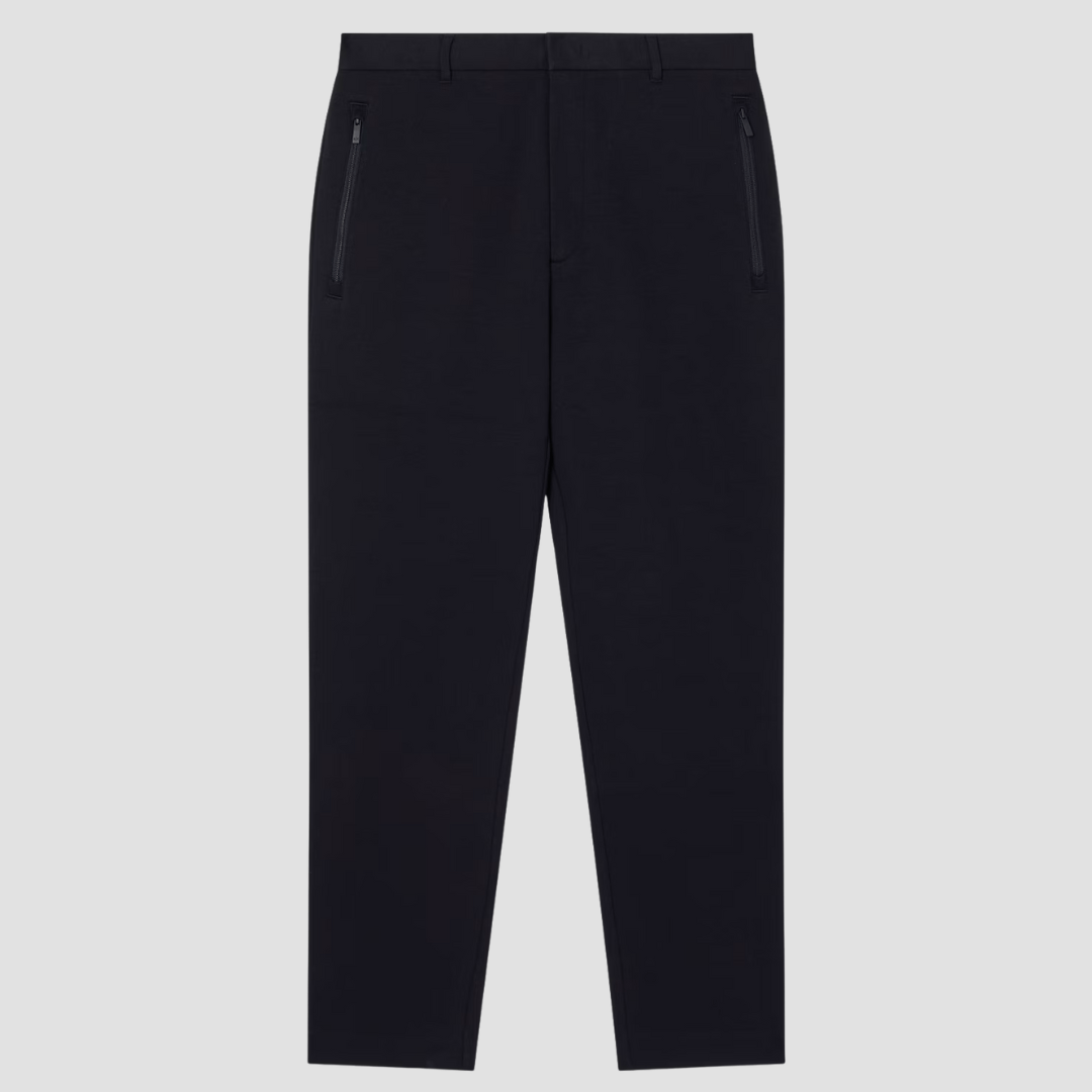 Armani Mens Trousers With Zip Pockets in Black