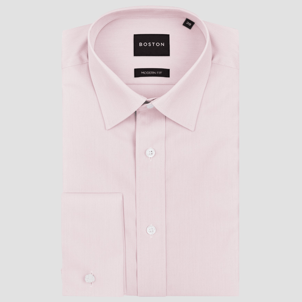 Mens Dress Shirts | Boston Liberty French Cuff Mens Shirt in Pink – Mens  Suit Warehouse