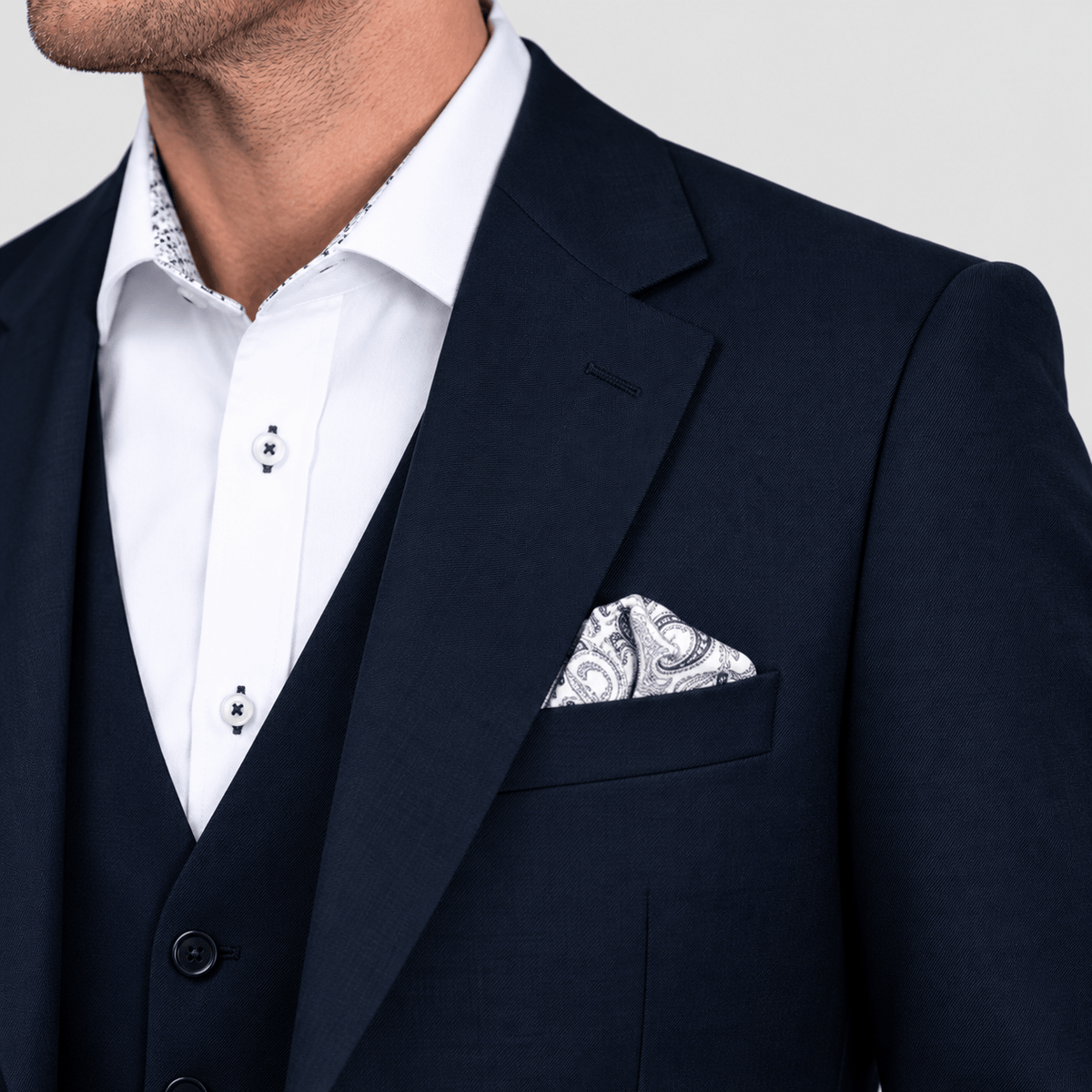 Rembrandt Original Fit Cooper Suit in Navy Pure Wool