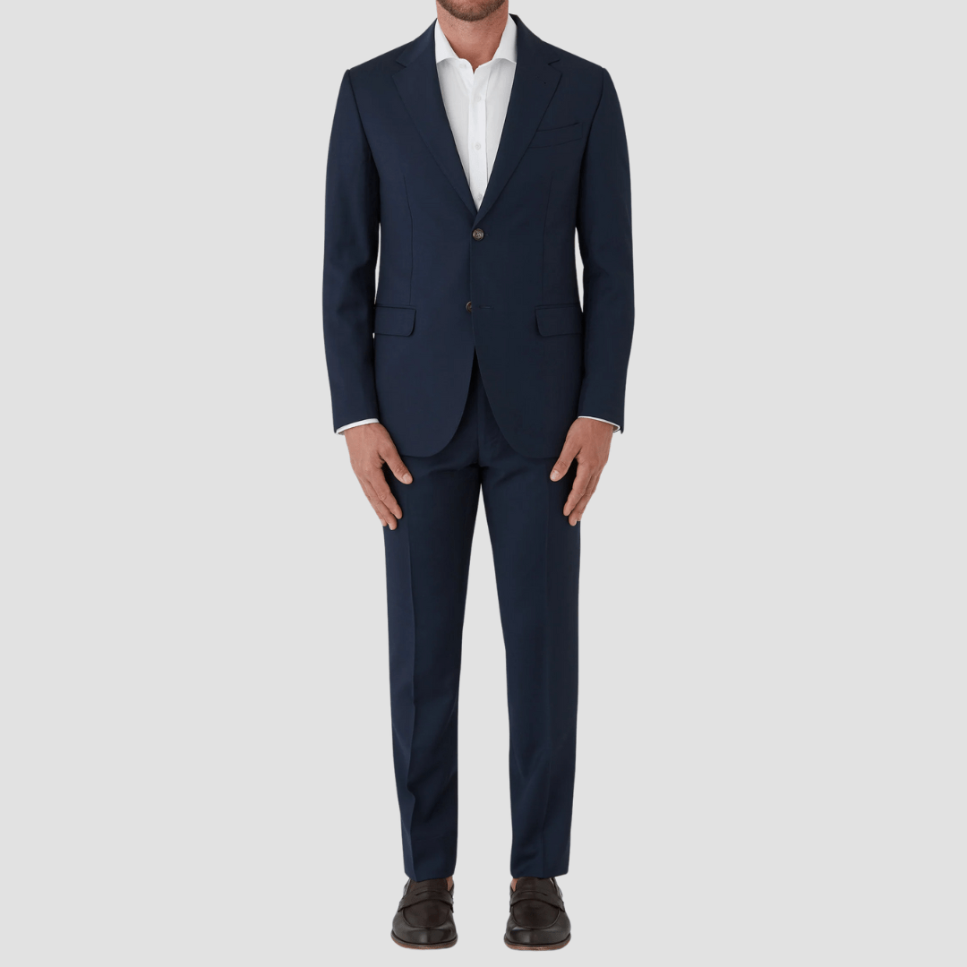 Gibson Slim Fit Richmond Suit in Navy Pure Wool