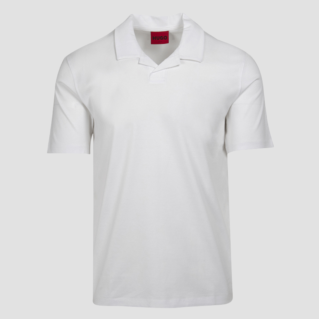 Hugo Dimerspolo Johnny Collar Slim Fit Polo Shirt in White