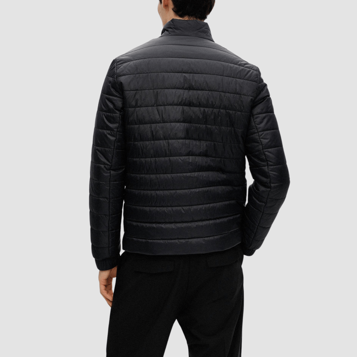 Hugo Boss Benti2221 Water Repellent Padded Jacket in Black