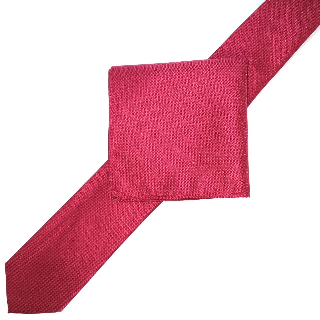 James Adelin Luxury Neck Tie in Burgundy Textured Weave