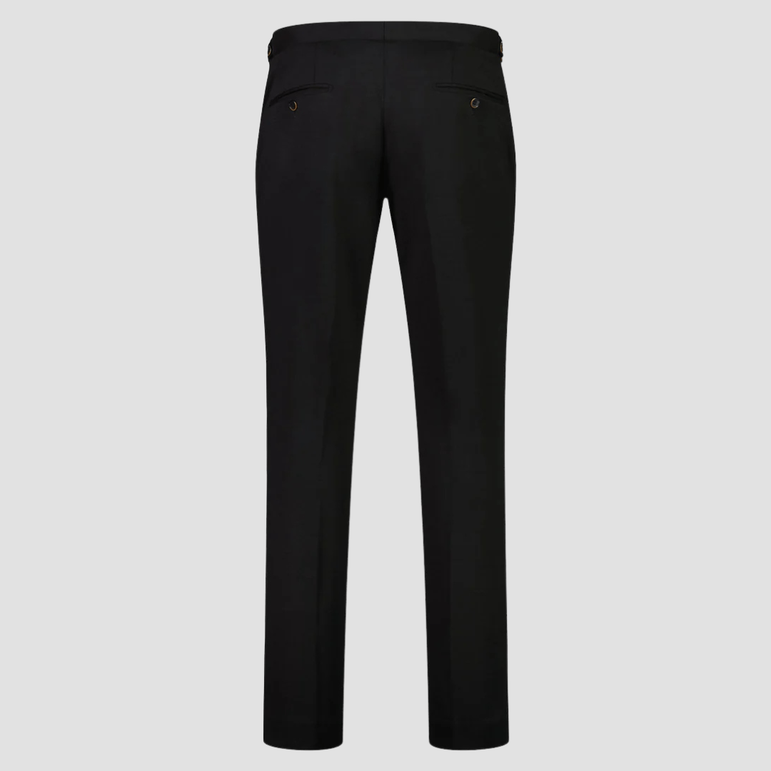 Rembrandt Slim Fit Pearse Bolt Suit in Black Jersey
