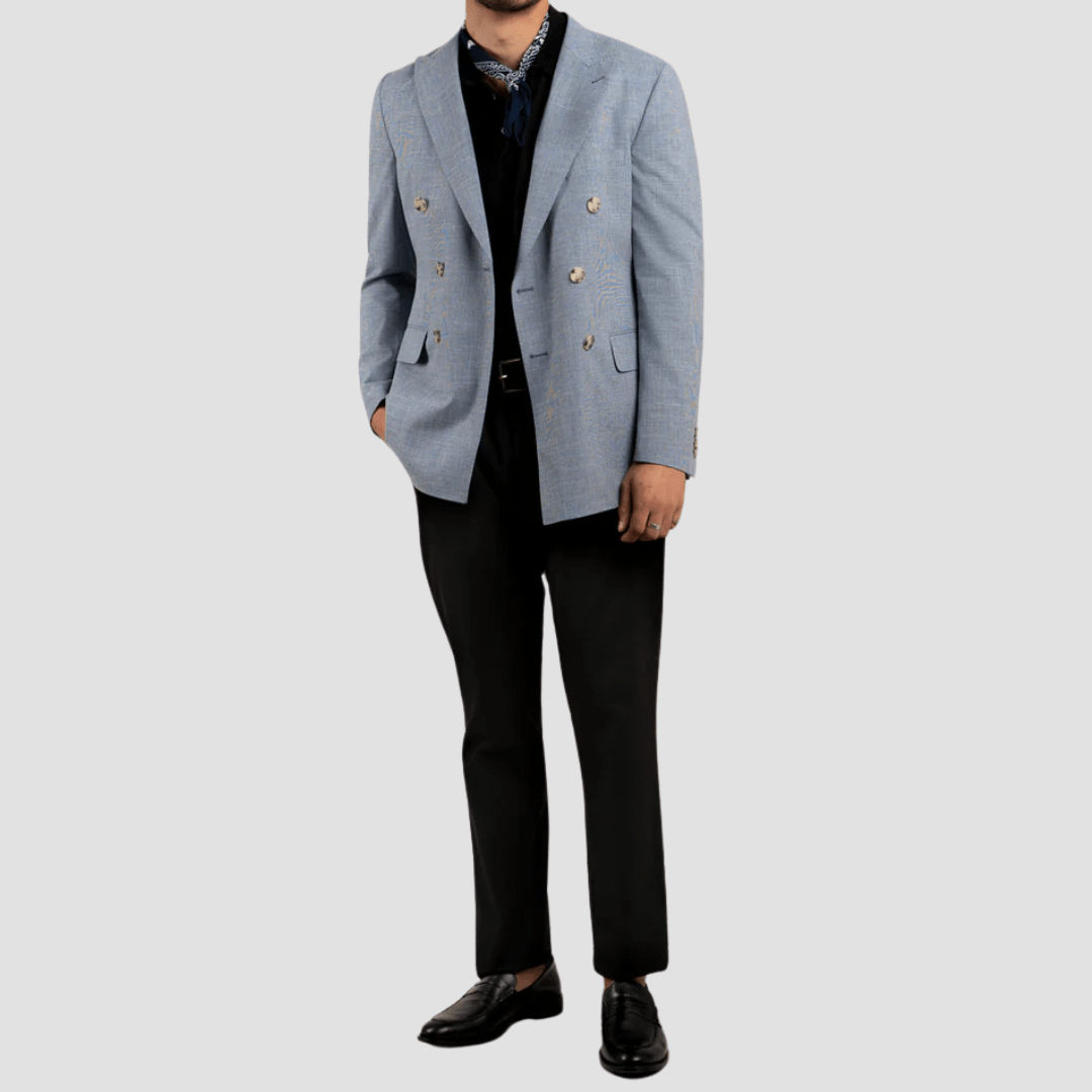 Rembrandt Slim Fit Portofino Polo in Black Pure Cotton