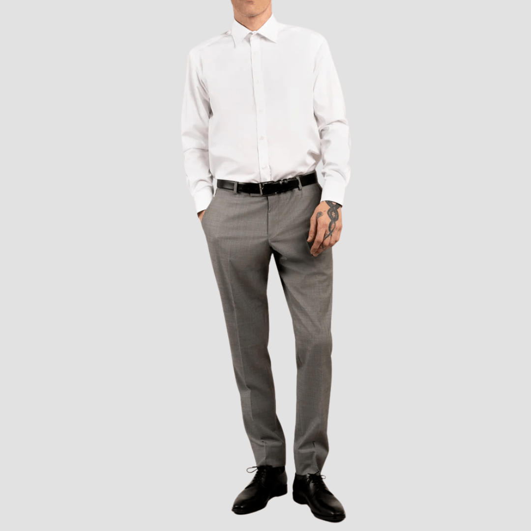 Rembrandt Slim Fit Prince Mens Suit Trouser in Grey