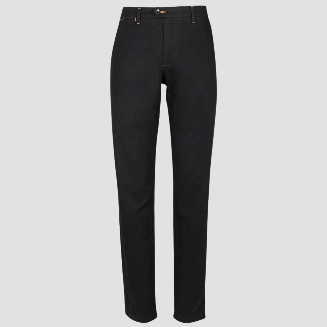 Rembrandt Slim Fit Soho Mens Chino in Dark Navy Birdseye