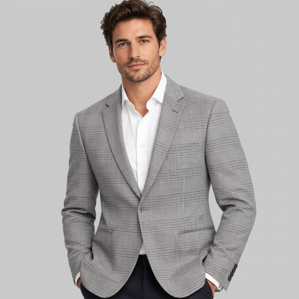 Ted Baker classic fit Aries sports jacket in grey wool blend