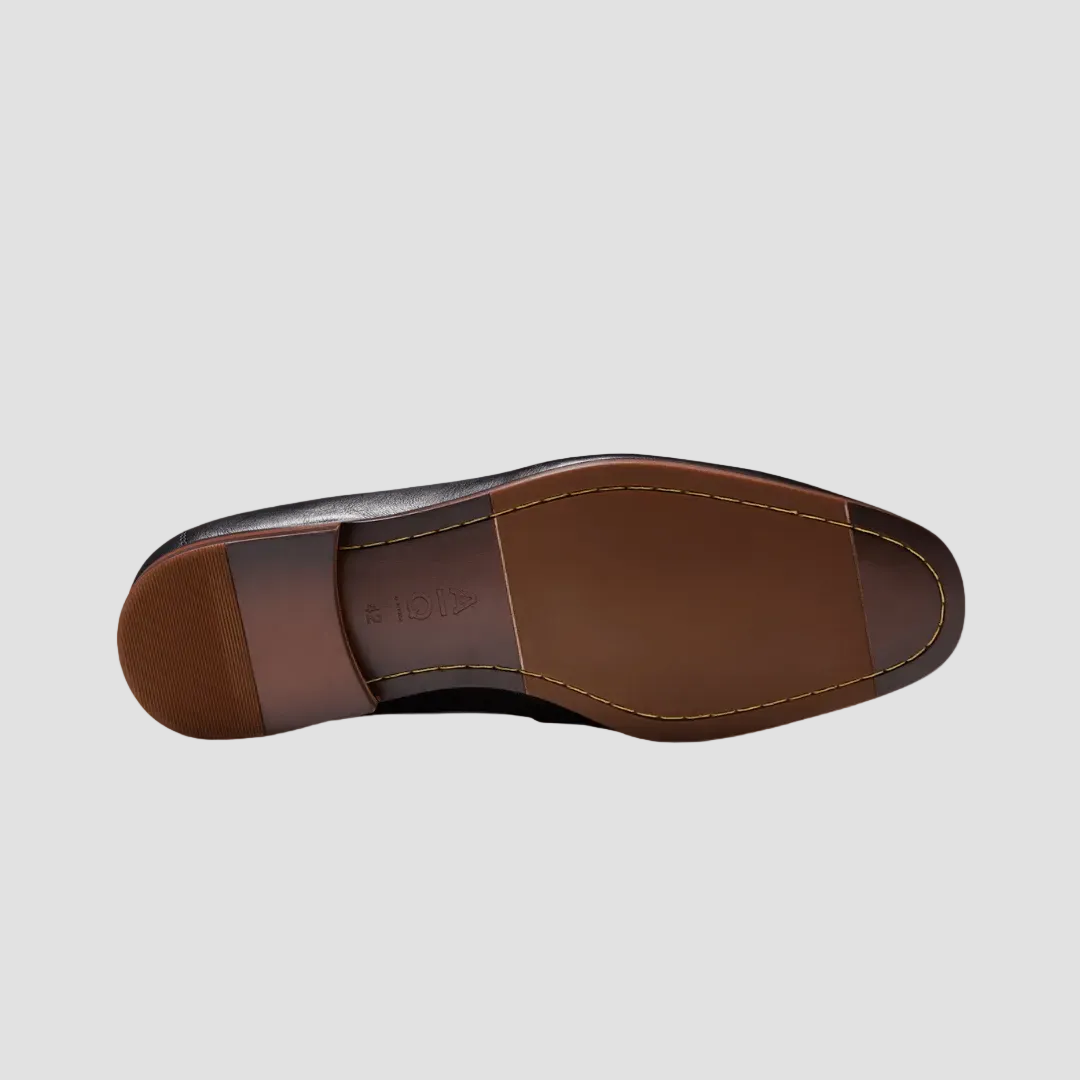 Sole of the AQ by Aquila Porter Loafers in Brown