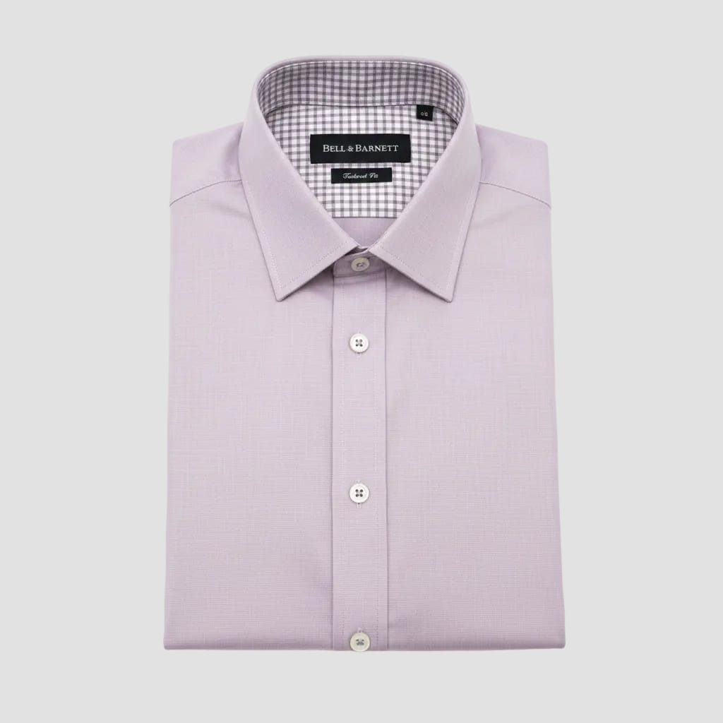 Bell & Barnett Slim Fit Shirt in Mauve