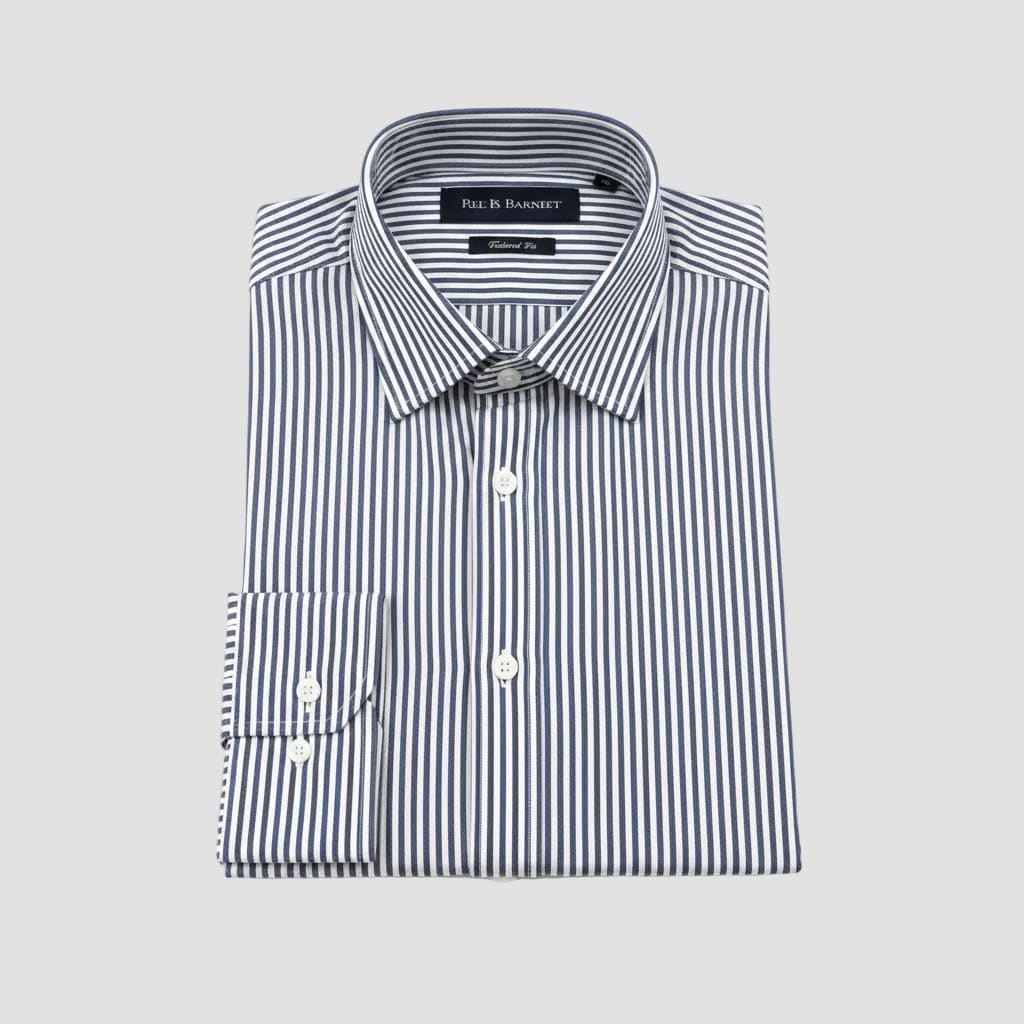 Navy and Black stripe shirt