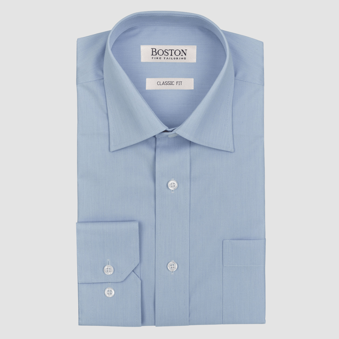 Men’s Classic Fit Brooke Business Shirt in Blue.