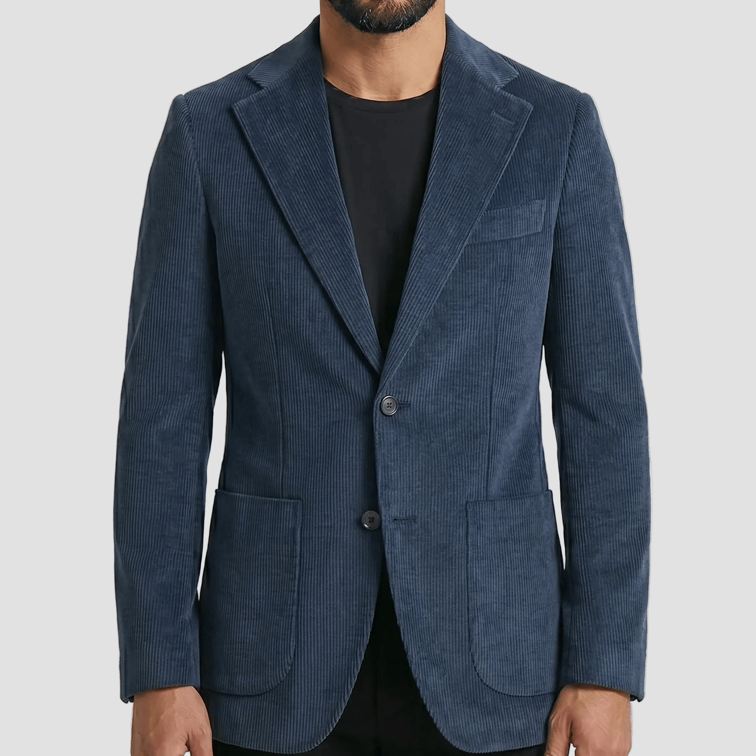 Boston Corduroy Sports Jacket in navy.