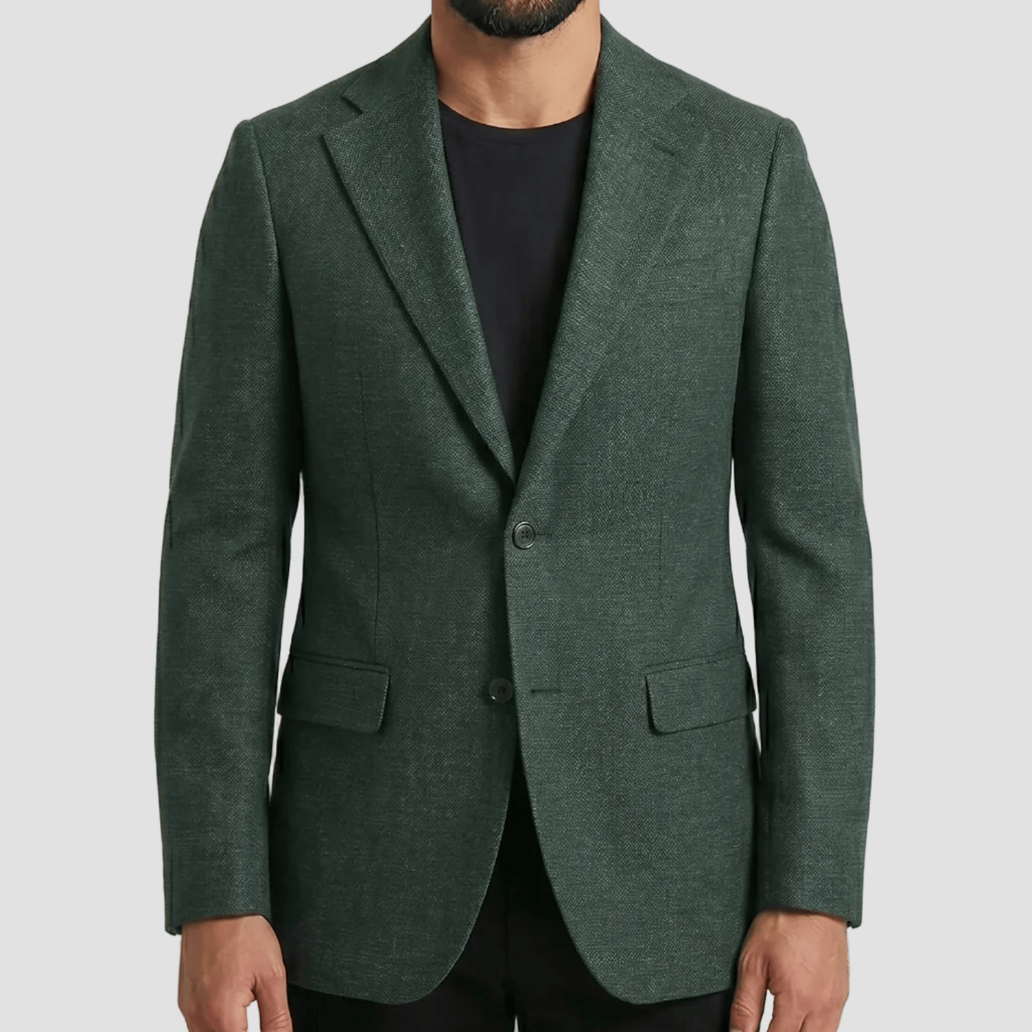 Boston Woven Sports Jacket in green.
