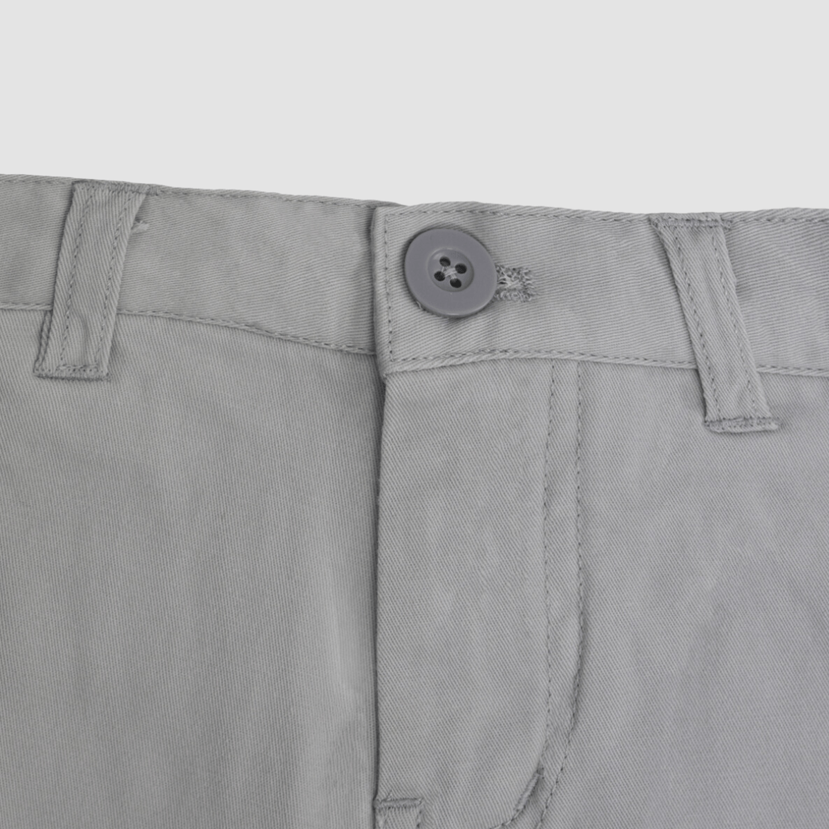 Boulvandre Kids Ledger Peach Finish Chino Pants in Silver