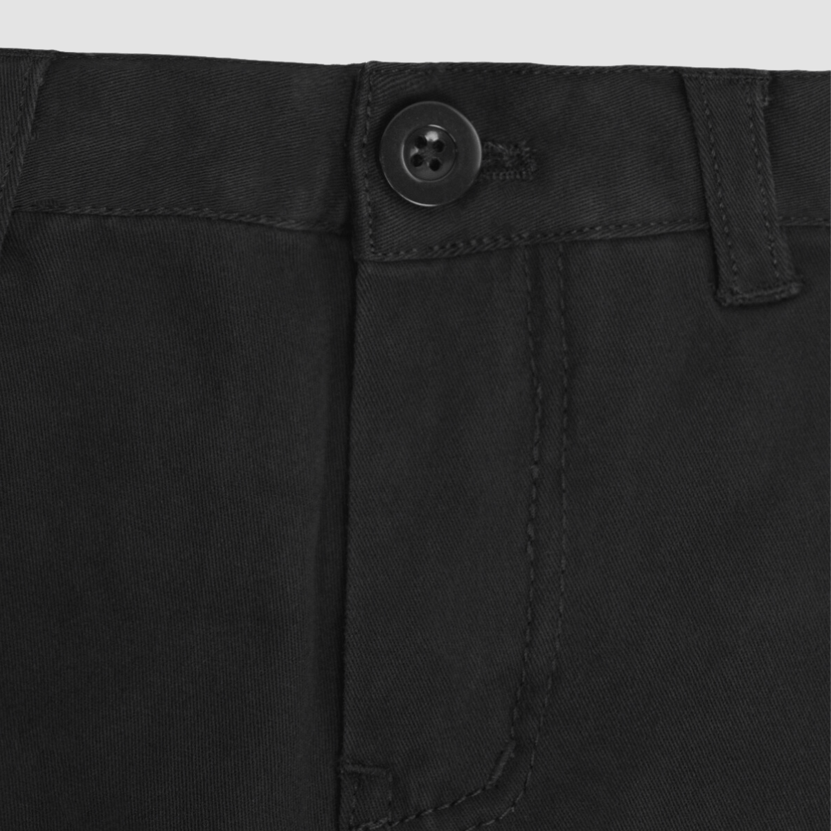 Boulvandre Kids Ledger Peach Finish Chino Pants in Black