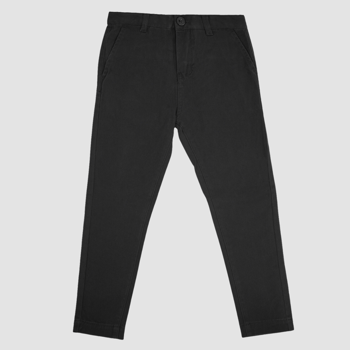 Boulvandre Kids Ledger Peach Finish Chino Pants in Black