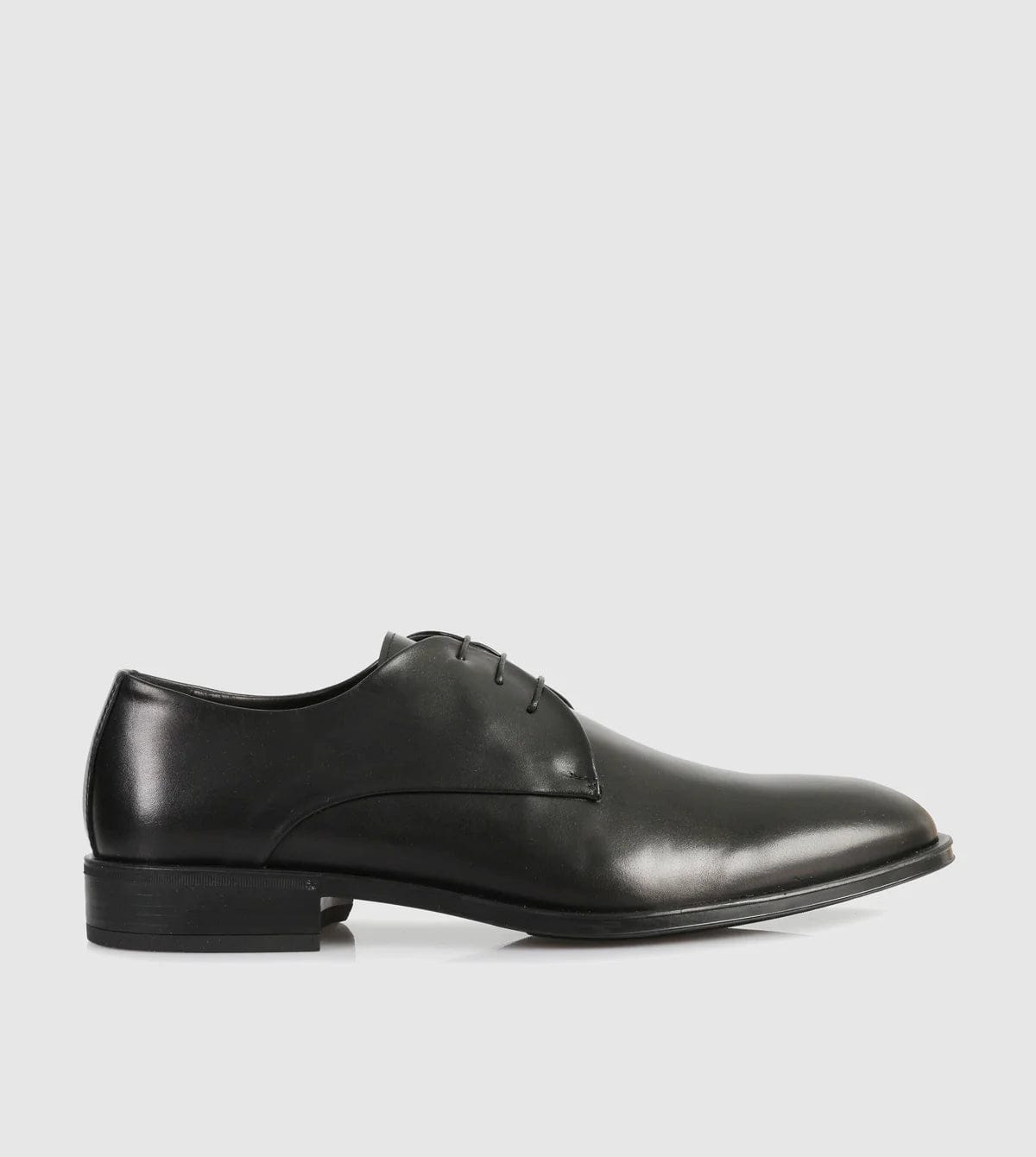 Brando Mylo Mens Lace Up Leather Shoe in Black