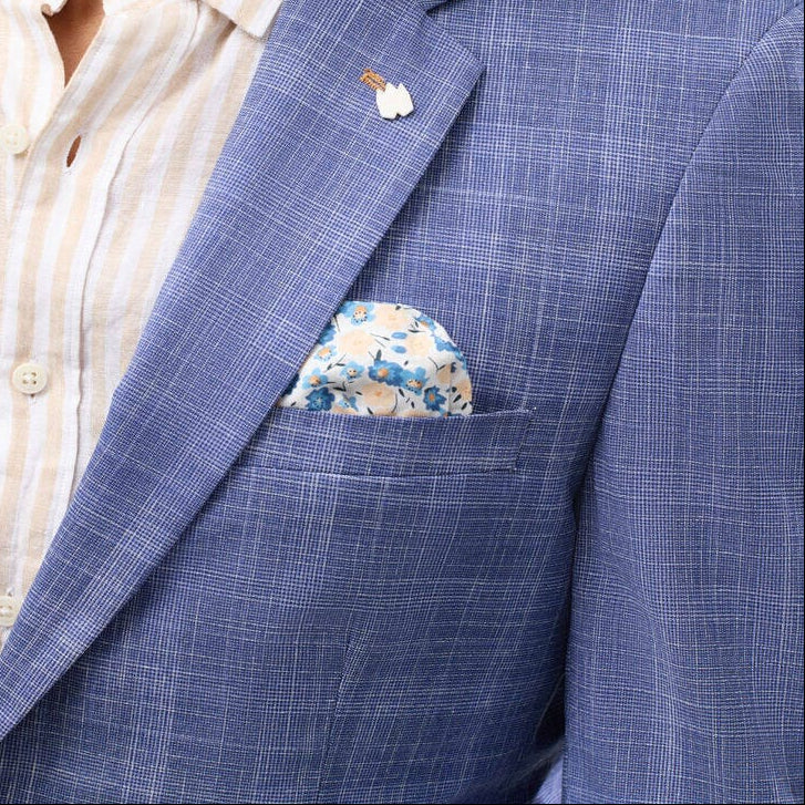 Brooksfield Men's Subtle Checked Sports Jacket in Blue