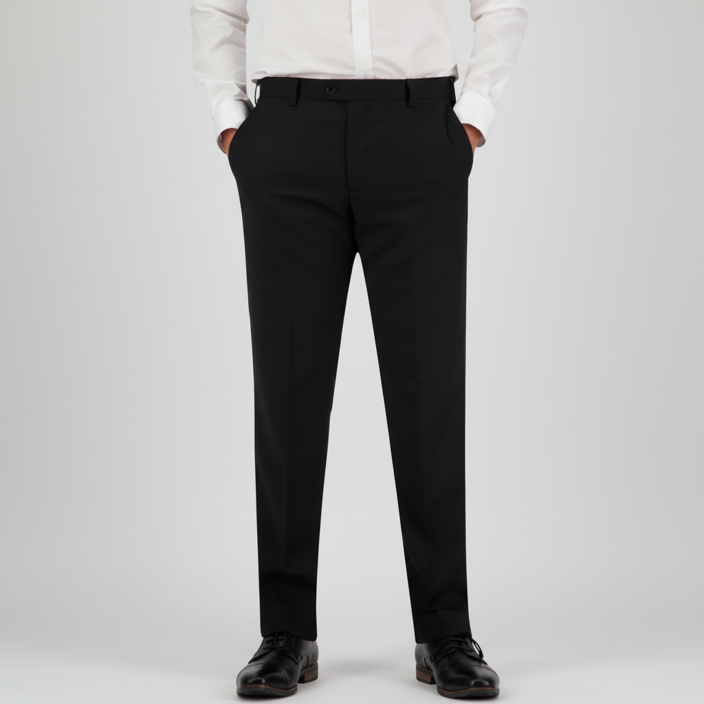 Bruton’s Black Anak Keystone trouser.