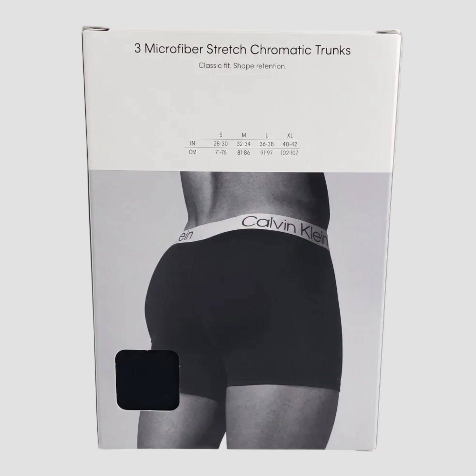 Calvin Klein Chromatic Trunks 3 Pack in Black