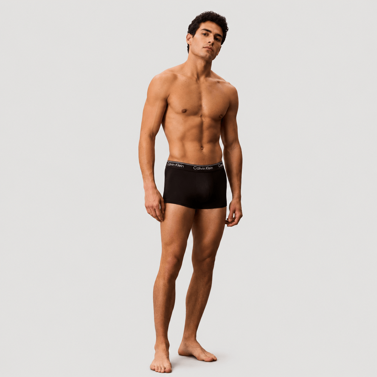 Calvin Klein Low Rise Trunks 3 Pack in Black