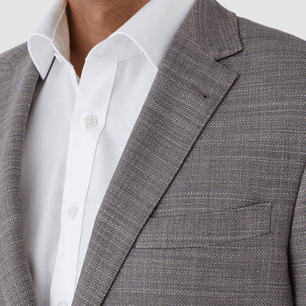 Cambridge classic fit beaumaris sports jacket in taupe linen