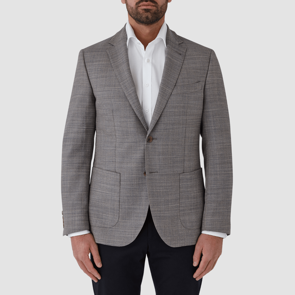 Cambridge classic fit beaumaris sports jacket in taupe linen