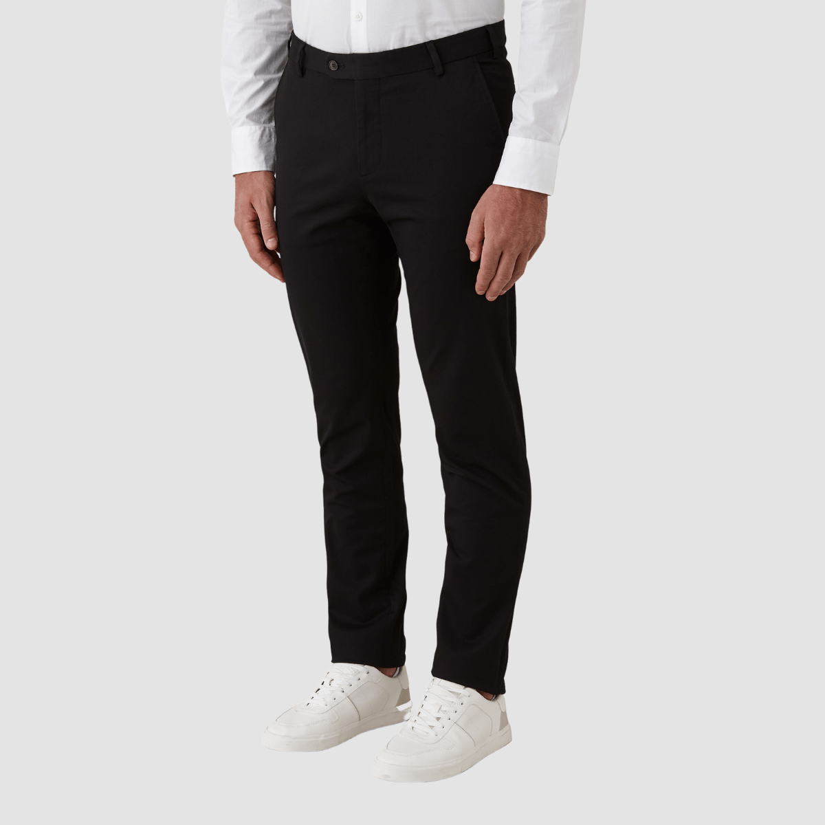 Cambridge Slim Fit Gerrard Chino Pant in Black