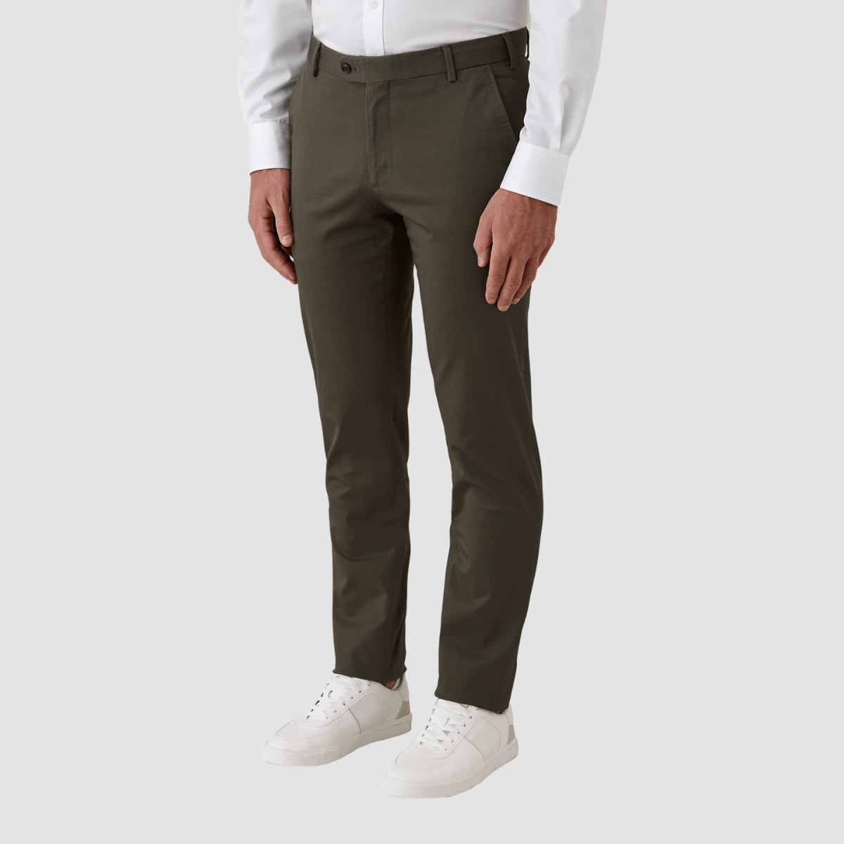 Cambridge Slim Fit Gerrard Chino Pant in Green