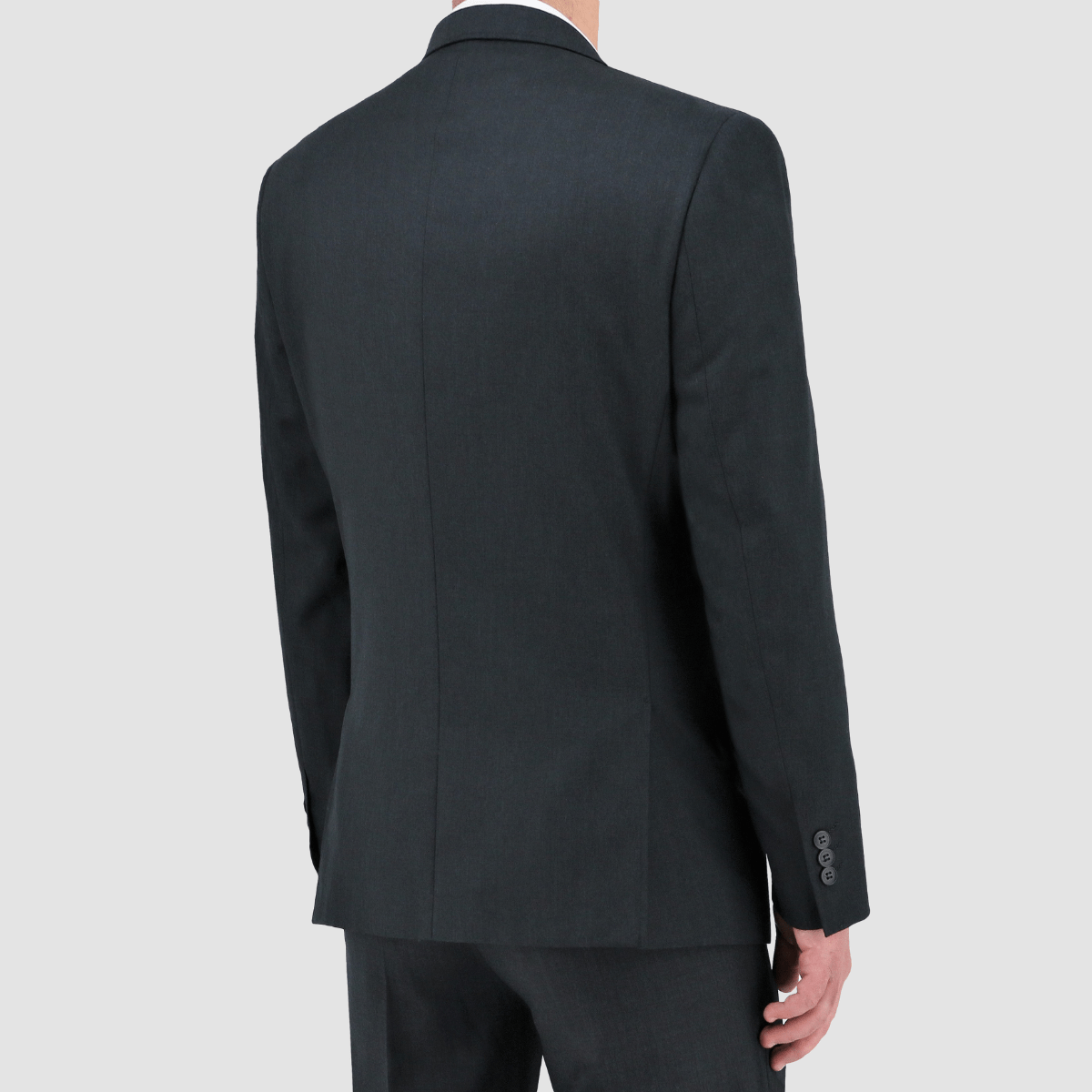 Christian Brookes Slim Fit Bond Suit in Charcoal Modern Fibre.