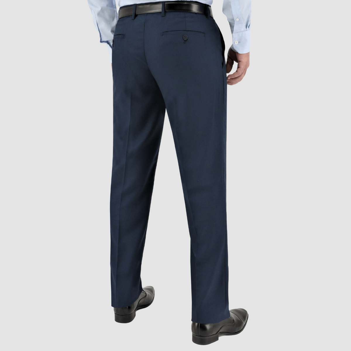 Back view of the Christian Brookes Classic Fit Cam Trouser in Deep Blue
