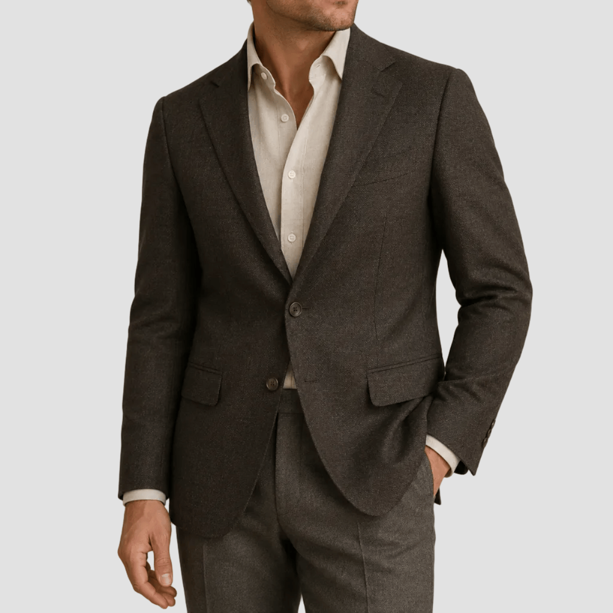 Christian Brooks Brown Forli Sports Jacket.