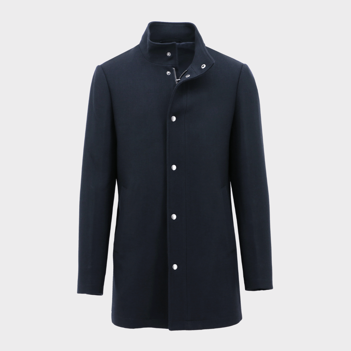 Daniel Hechter Men’s Messina Navy Coat, made from winter‑weight pure wool.
