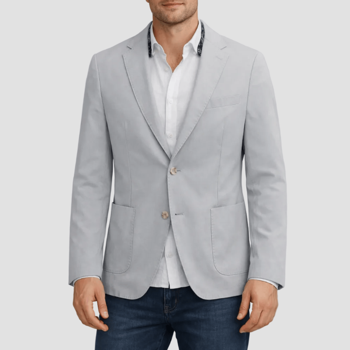 Daniel Hechter Slim Fit Genoa Sports Jacket in Grey.