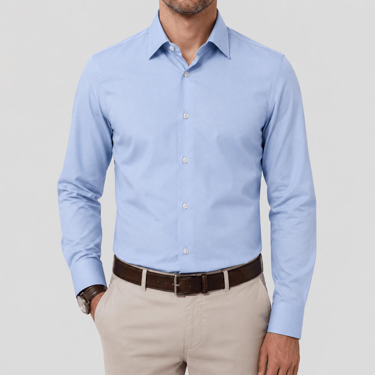 Men's Jacque French Shirt in Blue by Daniel Hechter