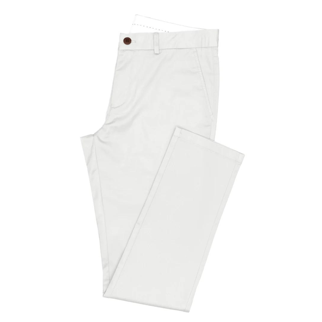 Daniel Hechter slim fit chino in white
