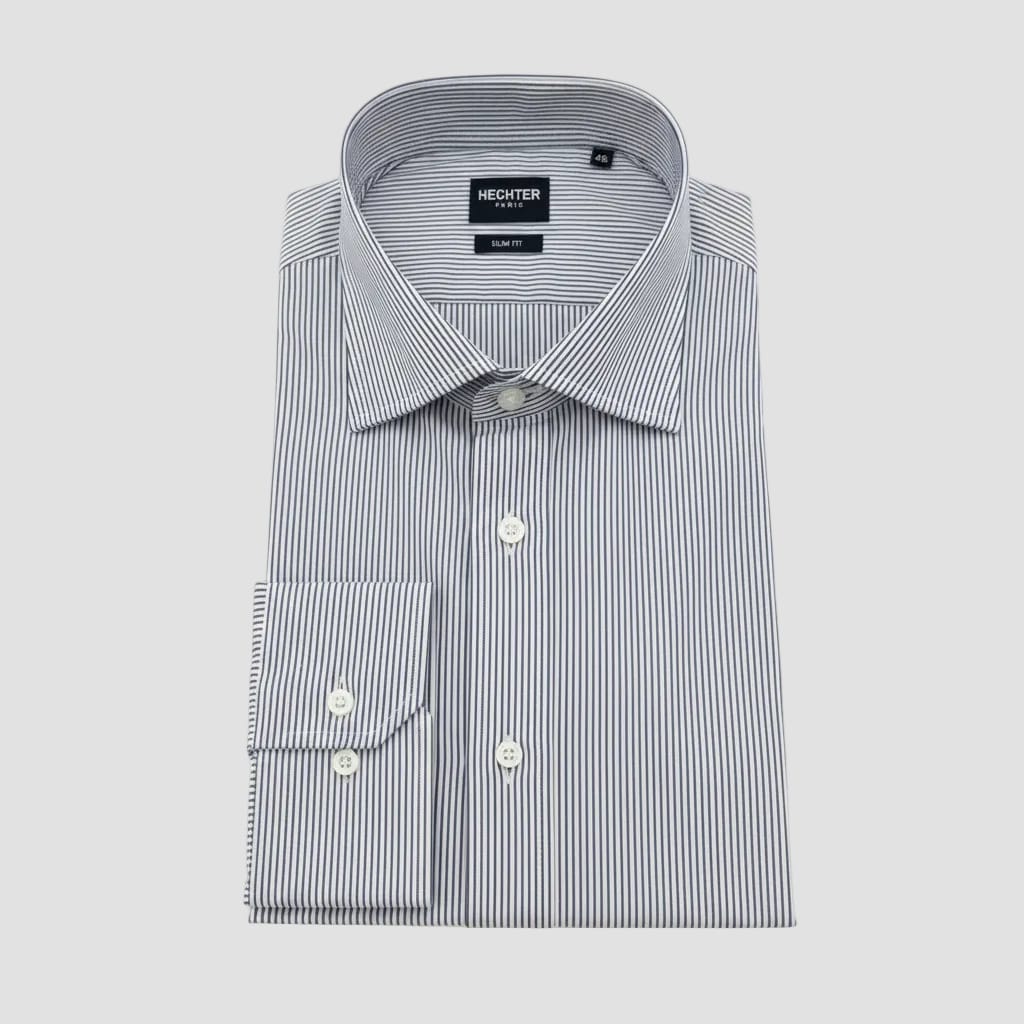 navy stripe shirt