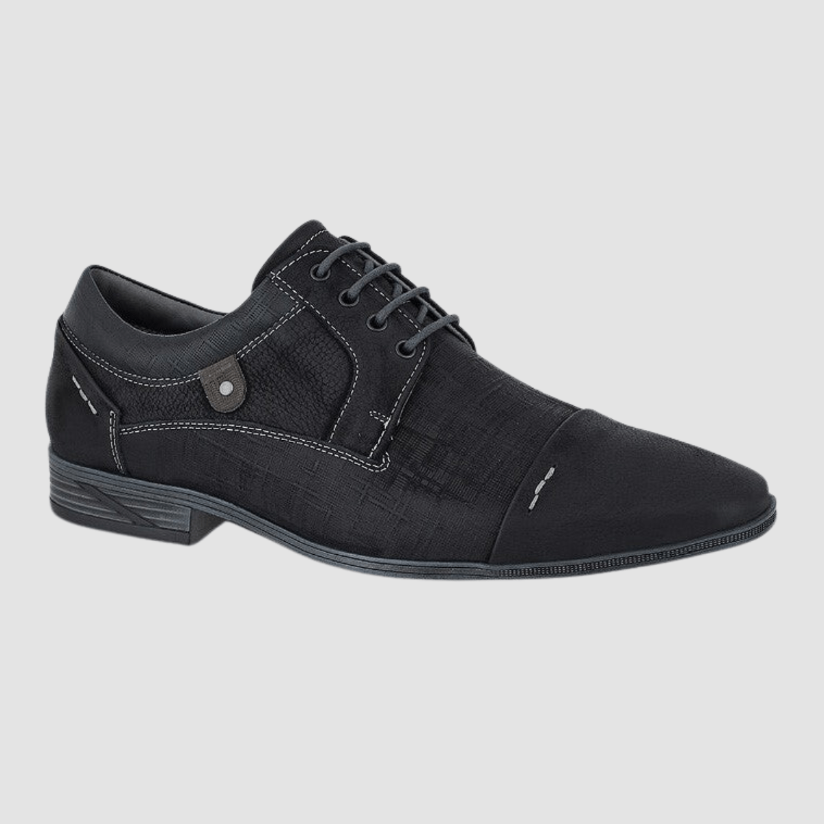 Ferracini Julio mens textured lace up shoe in black