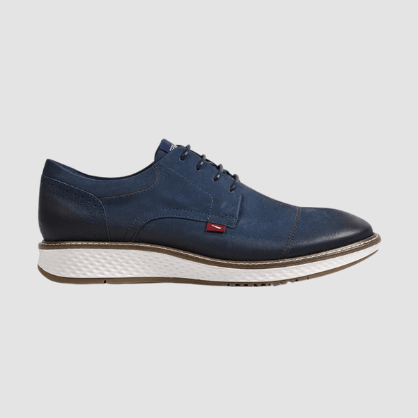 Ferracini Kiefer mens leather lace up shoe in navy