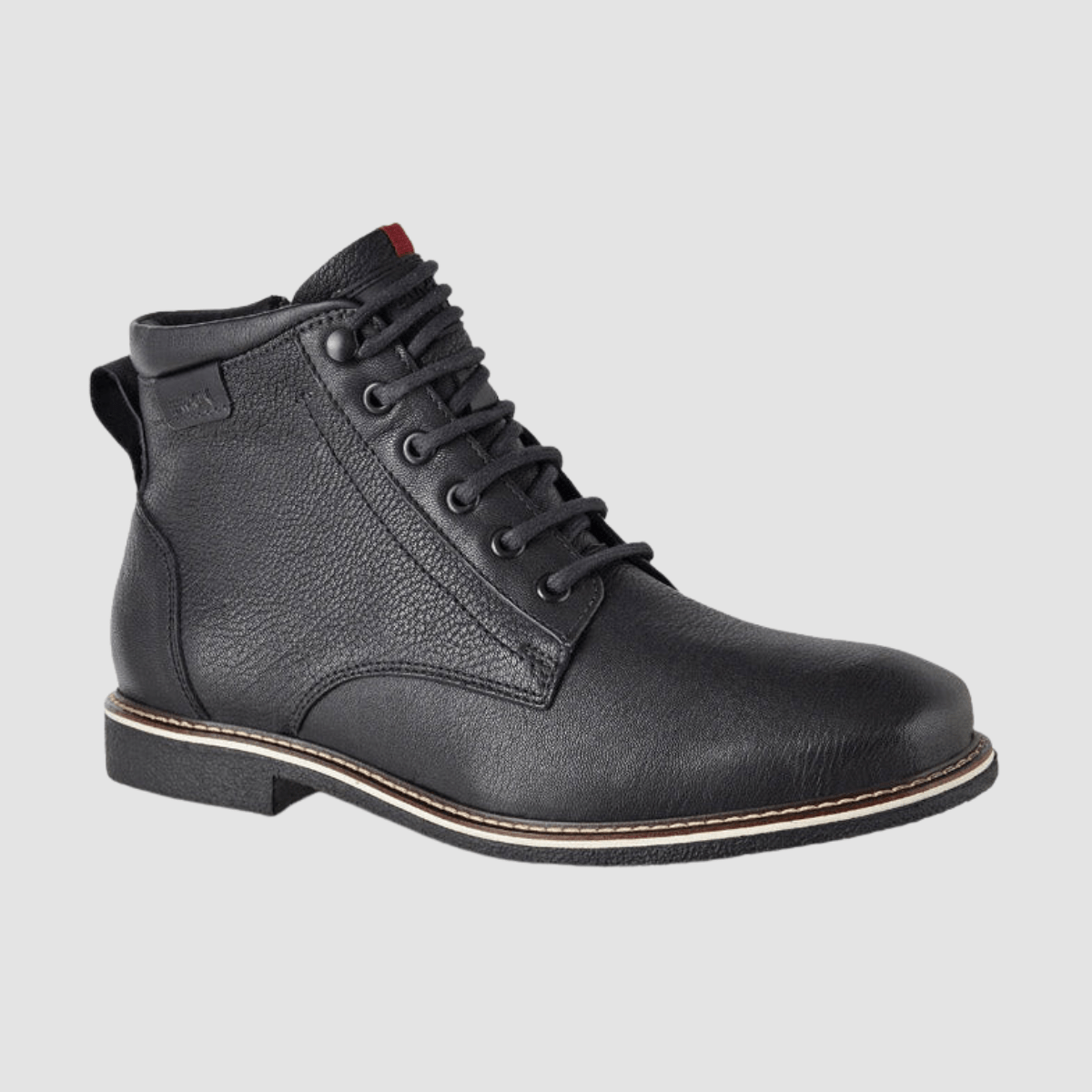 Ferracini Oscar Mens Textured Leather Boot in Black