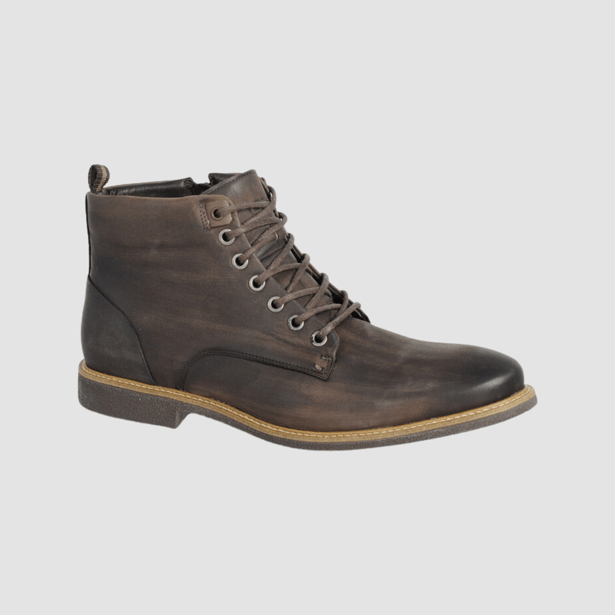 Ferracini Randle Mens Lace Up Boot in Dark Brown Leather