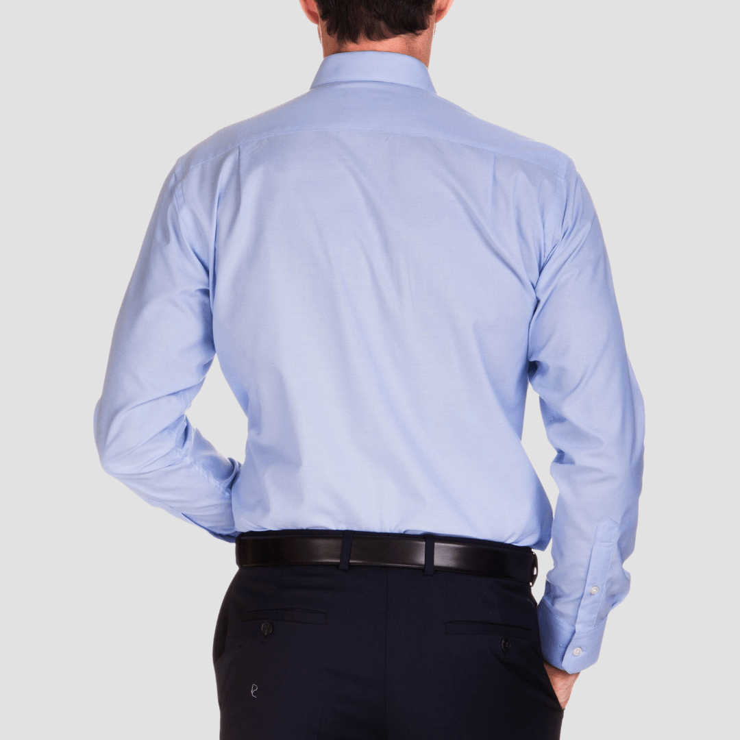 Ganton Tailored Fit Gold Label City Mens Shirt in Sky Blue