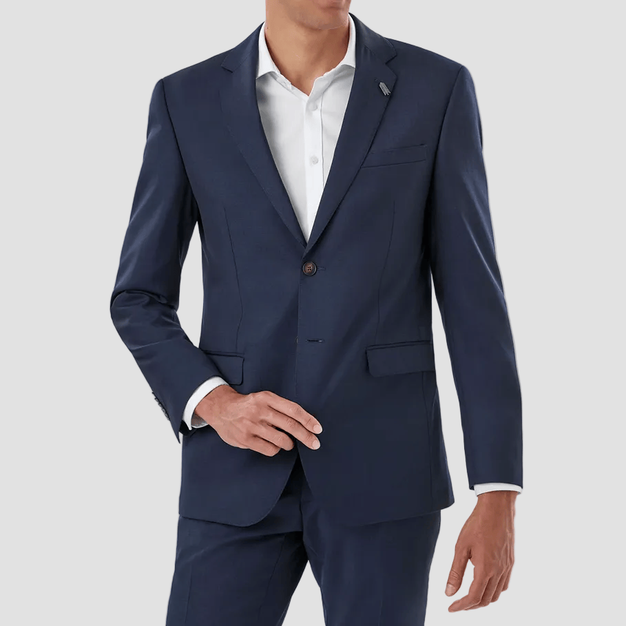 Slim Fit Delirium Suit in Navy by Gibson