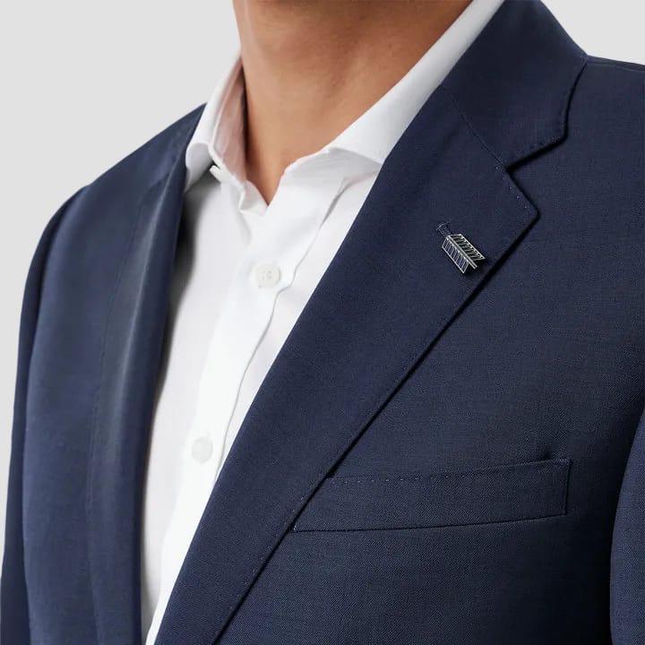 Slim Fit Delirium Suit in Navy by Gibson