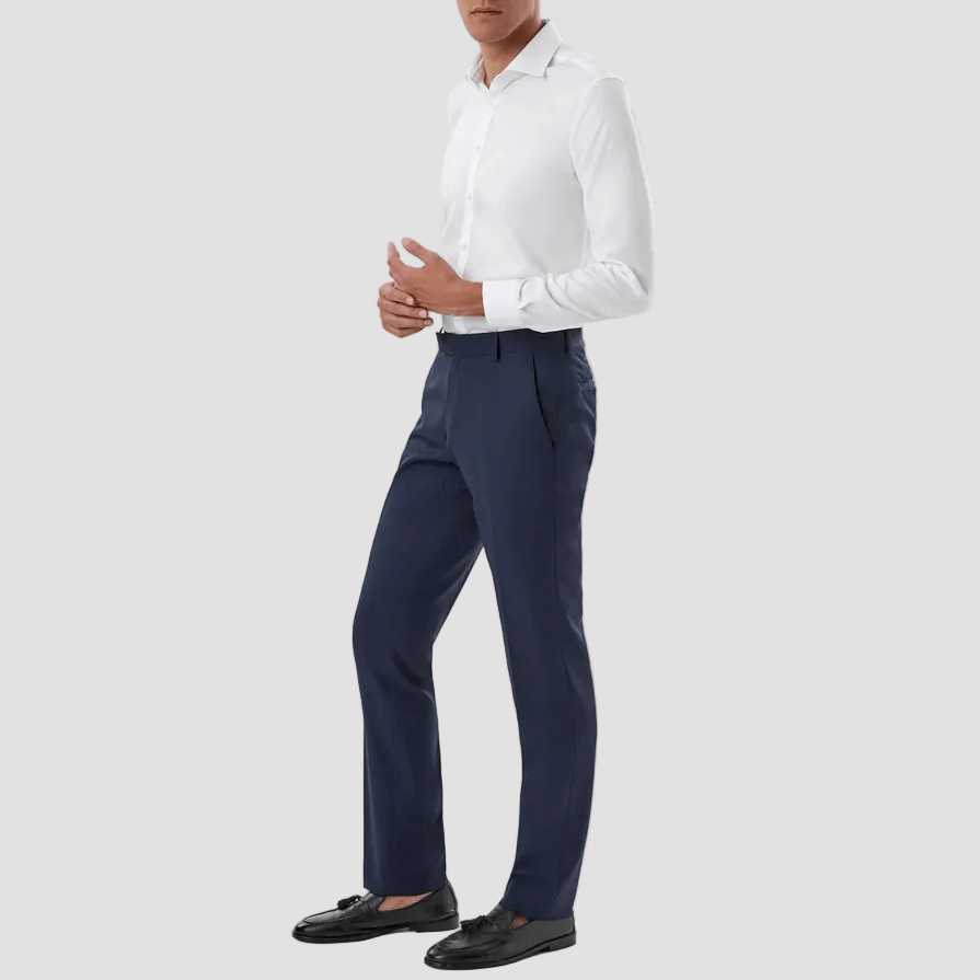 Slim Fit Rebellion Trouser in Navy by Gibson