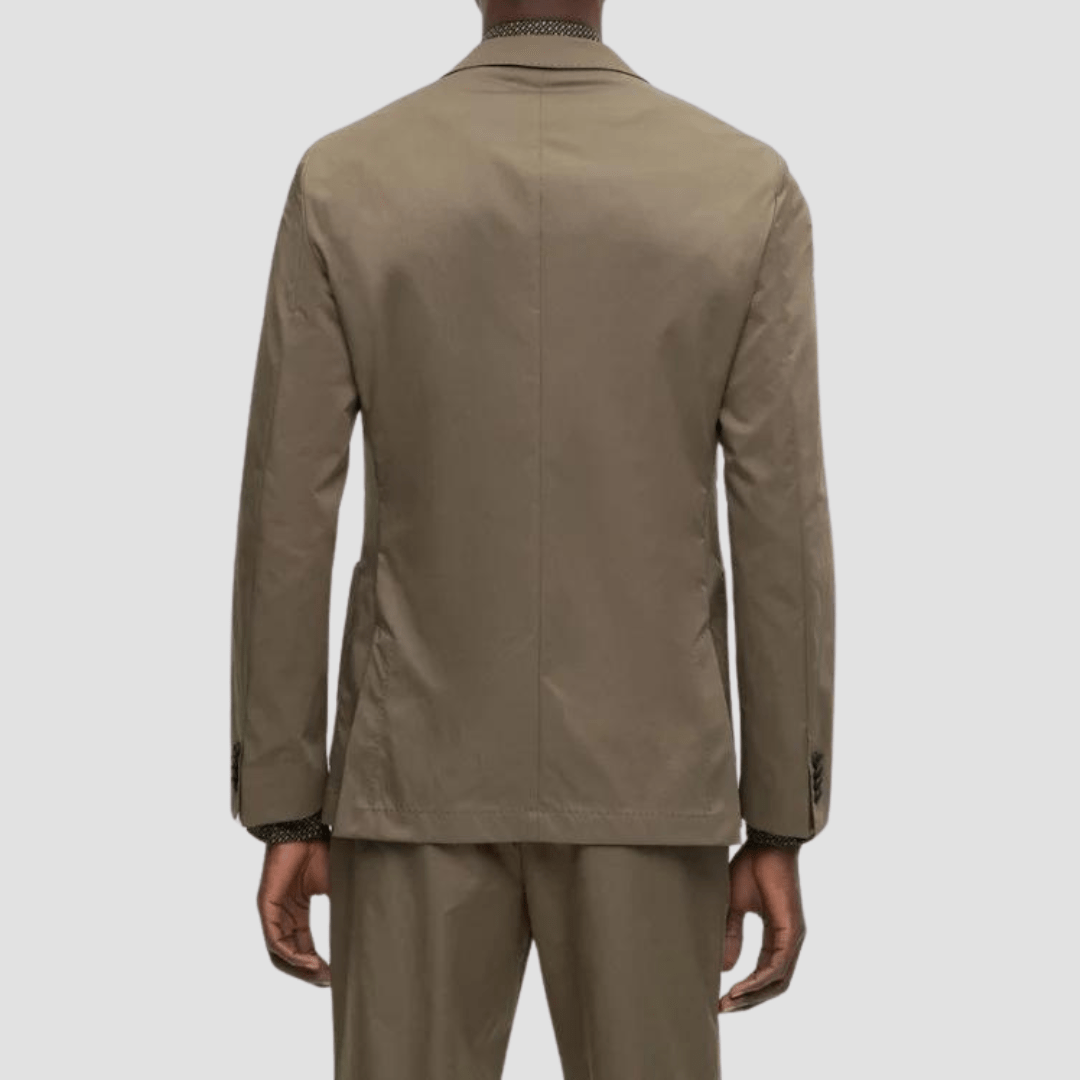 Hugo Boss slim fit hanry khaki water-repellent suit