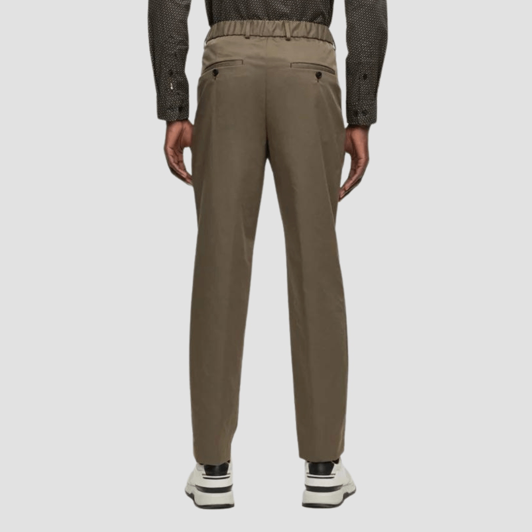 Hugo Boss slim fit hanry khaki water-repellent suit