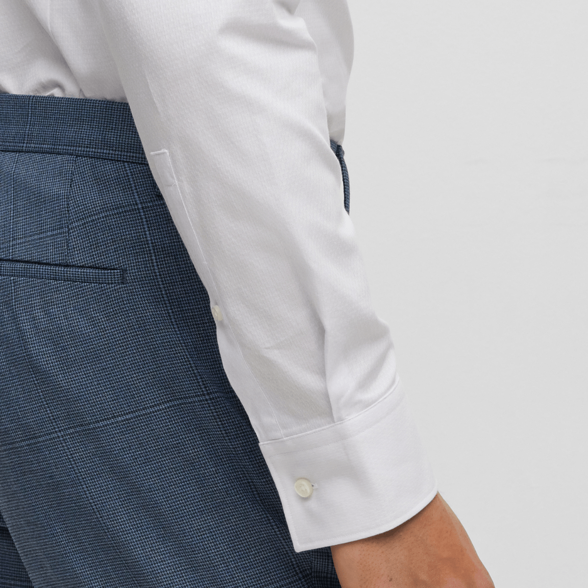 Hugo Slim Fit Kason Shirt in White Cotton