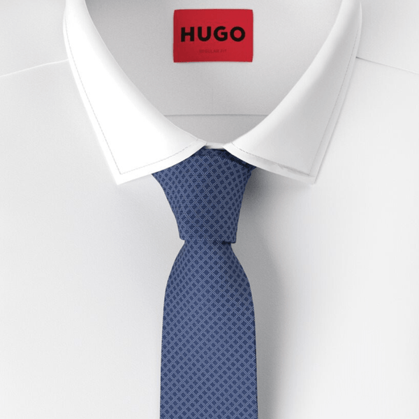 hugo boss blue tie
